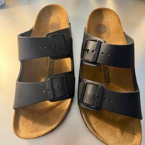 Birkenstock Black Double Strap Sandals NWOT